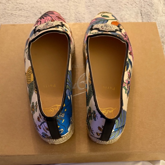 NEW Christian Louboutin Satin Loafers - Picture 3 of 4
